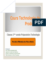 Cours Technologie de Cours Technologie de Production Production