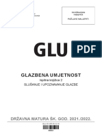 Glazbena Umjetnost: DRŽAVNA MATURA ŠK. GOD. 2021./2022