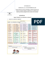 Actividades Semana Del 21 Al 25