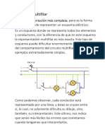 03 - Esquema Multifilar y Unifilar