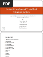 Design & Implement Trash Rack Cleaning System