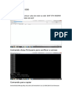 Atualizacao Edd: Passo:abrir TFTP .Colocar Cabo de Rede No Edd GMT ETH INSERIR Ip Na Placa de Rede Do Not