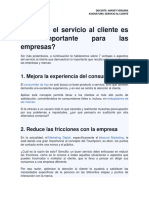 Clase 2 - Importancia Del Servicio Al Cliente para Una Empresa