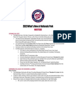2023 What's New at Nationals Park