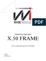 X.50 Frame: Manual de Operação