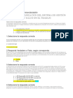 Preguntas y Respuestas Modulo 1-SURA - Organizacion de SG-SST