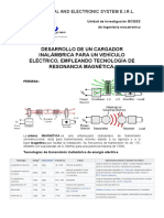 Desarrollo de Un Cargador Inalámbrica para Un Vehículo Eléctrico, Empleando Tecnología de Resonancia Magnética