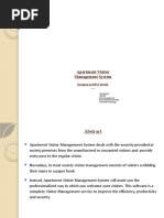 Apartment Visitor Management System: Developed in PHP & Mysql