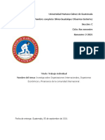 Universidad Mariano Gálvez de Guatemala Nombre Completo: Silvia Guadalupe Cifuentes Gutierrez Sección: C Ciclo: 8vo Semestre Semestre: 2-2021