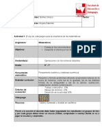 Actividad N 1° El Uso Del Videojuego en El Aula de Matemáticas