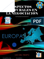 Aspectos Culturales en La Negociación: Por Bloques Económicos