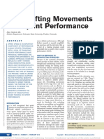 Weightlifting Movements and Sprint Performance.7