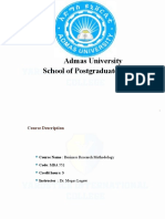 Admas University School of Postgraduate Studies