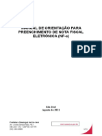 Publicacao Manual de Orientacao para Preenchimento de Nota Fiscal Eletronica 2