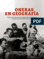 Pioneras en Geografía - UBA 2022