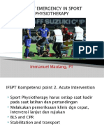 Sport Emergencies Physio