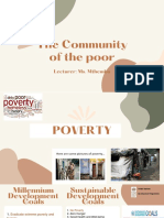 The Community of The Poor (Nature and Causes of Poverty)