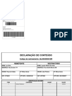 NF: 8079524 SHP: 41319952807 Contrato: 9912278851 PAC PLP: 650119433 PESO 359 G