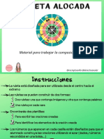 Construye oraciones con la ruleta alocada