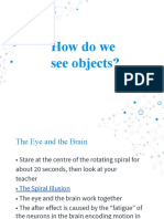 How Do We See Objects?