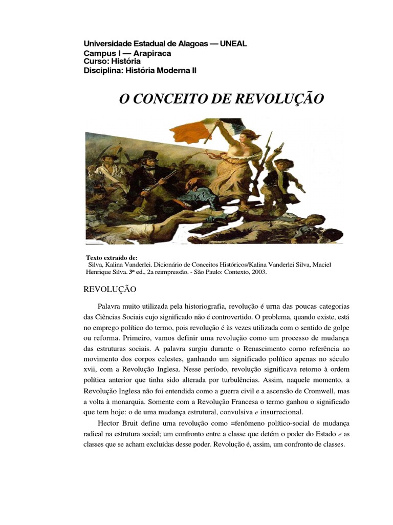O conceito de revolução na historiografia: definições, tipos e ...
