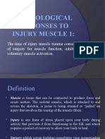 Physiological Responses To Injury Muscle 1