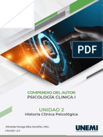 Unidad 2: Psicología Clinica I