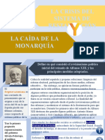 La Crisis Del Sistema de Restauración La Caída de La Monarquía