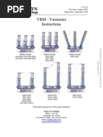 Joslyn VBM Switches Instructions