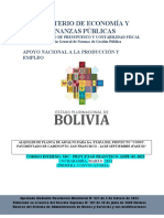 Ministerio de Economía Y Finanzas Públicas: Apoyo Nacional A La Producción Y Empleo