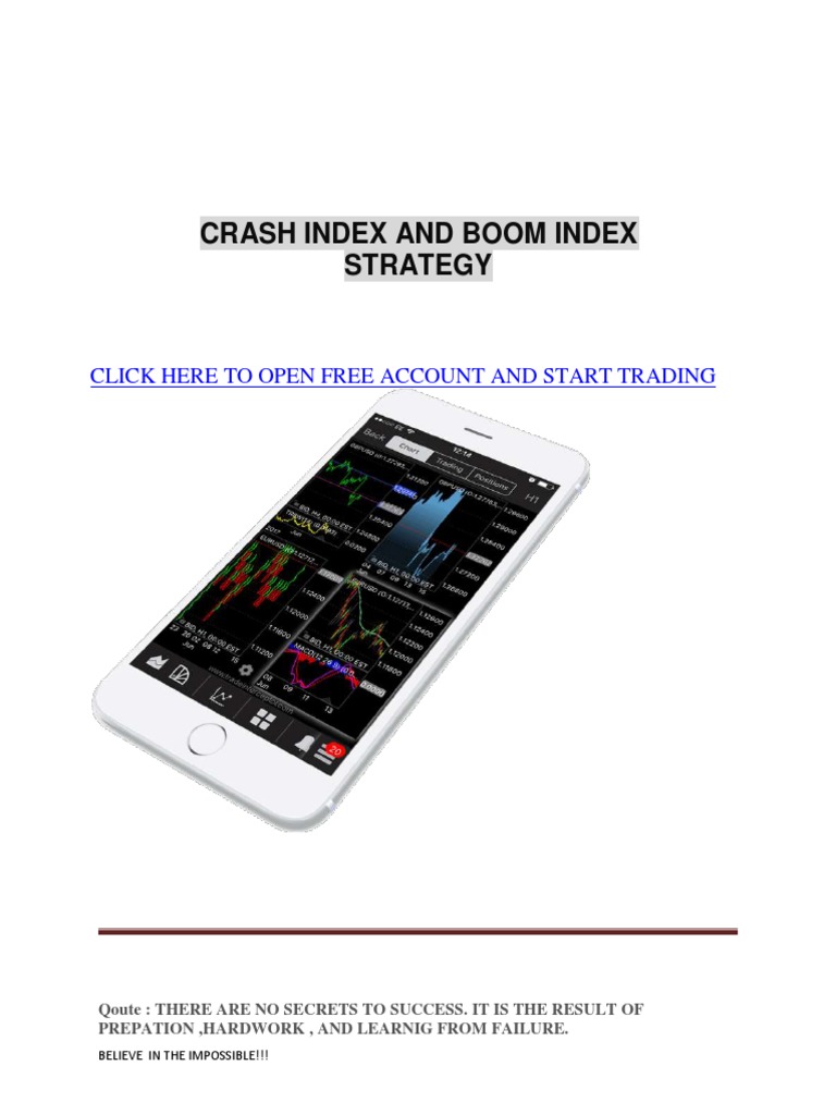 Crash index and boom index strategy click here to open free account
