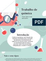 Trabalho de Química: Tema: Sais e Suas Aplicações