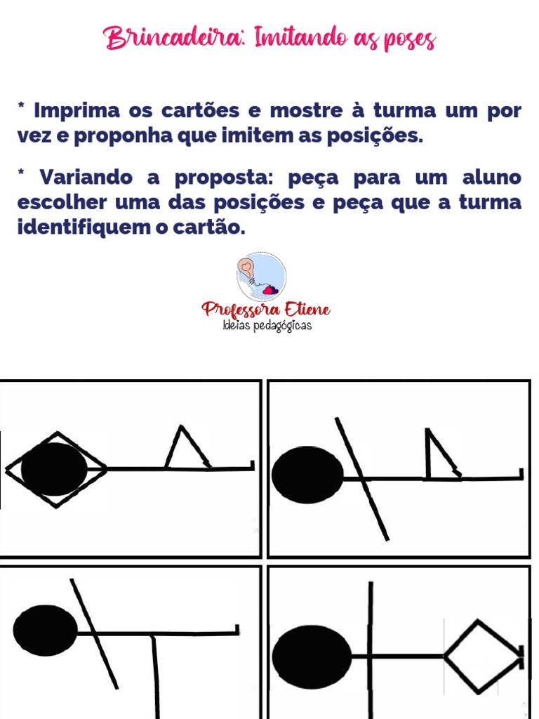 Brincadeira Imitando As Poses | PDF