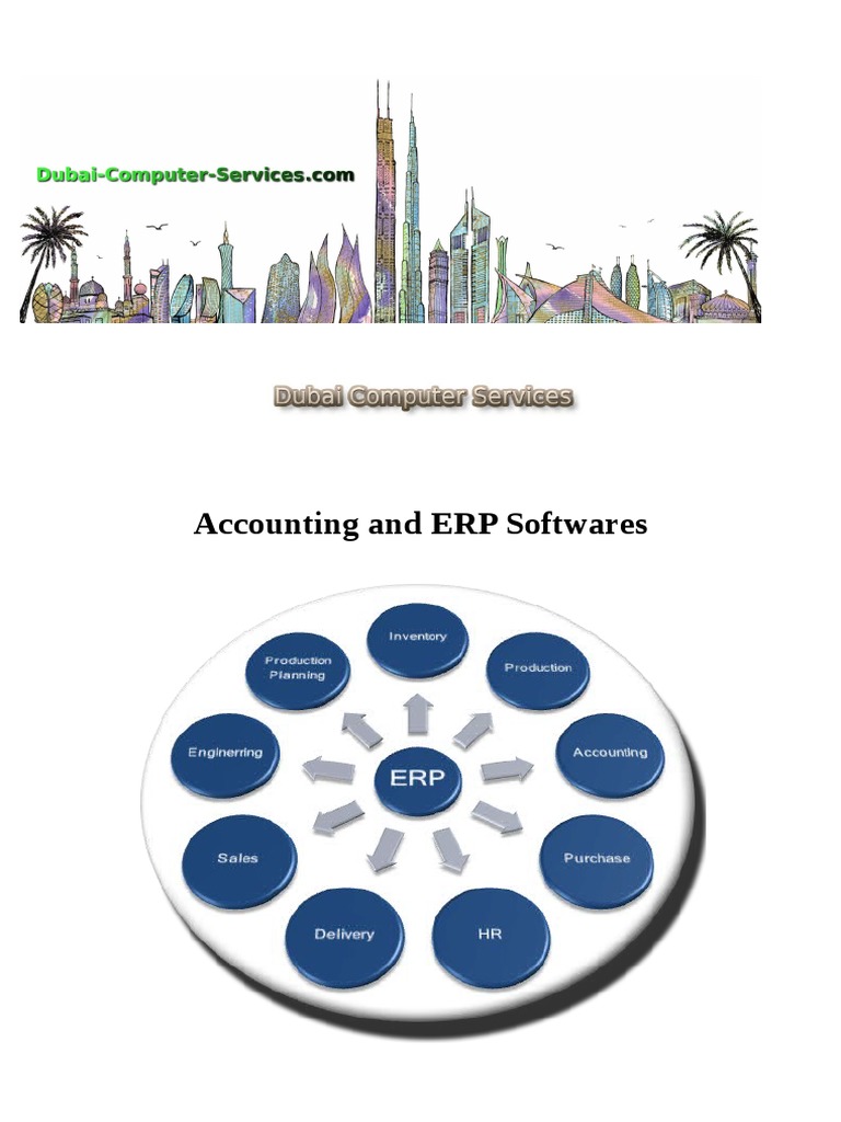 Erp and Accounting Softwares | PDF | Enterprise Resource Planning