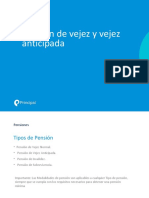 Pensión de Vejez y Vejez Anticipada