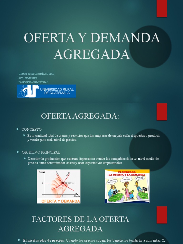 Oferta y Demanda Agregada en Economía | PDF | Oferta (economía ...