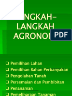 Kuliah 05 Langkah Langkah Agronomi