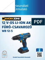 Használati Útmutato Workzone 12 V Li-Ion Akkus Fúro Csavarozóhoz