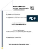 Resumen Referente Al Topico de Las Claves para Potenciar Las Ventas