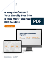 4 Ways To Convert Your Shopify Plus Into A True Multi-Channel B2B Solution - Web