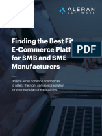 WhitePaper - Finding The Best Fit E Commerce Platform For SMB Manufacturers
