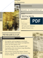 Tetanus: Perseptor: Dr. Asep Saefulloh, SP.S