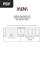 Temp Modbus List Mexico