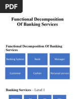 Functional Decomposition of Banking Services 12