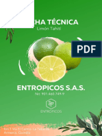 Ficha Tecnica Limon Tahiti Comprimido - 0