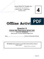 Offline Activities: Quarter 4