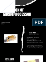 Evolution of Microprocessor: Tanay, Karl Charton M. Bscs 1F