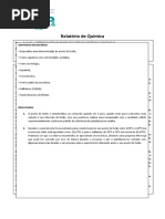 Relatório de Química