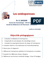Les Ostéoporoses: Pr. K. Nassar