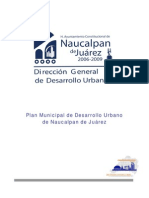 Plan Mpal. Desarrollo Urbano Naucalpan